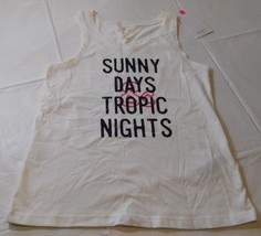 Roxy Girls Tank Top Sleeveless Sunny Days Tropic Nights WBT0 sz 10/M NWT*^ - £12.29 GBP
