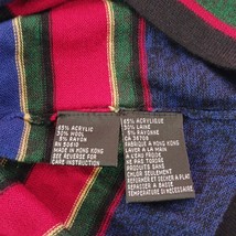 Kasper & Company ASL Women's 3X Multicolor Wool Blend Short Sleeve Shirt Top image 4