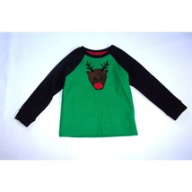 Lightning Bug Reindeer Toddler Boys Long Raglan Sleeve Shirt 3T $30 - £7.91 GBP