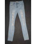 PACSUN Jeggings Jeans Womens Size 27 Blue Denim Stretch Distressed Q26 - €16,94 EUR