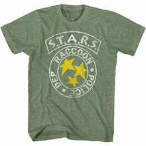 Resident Evil STARS Racoon City Police T-Shirt Green - $28.98+