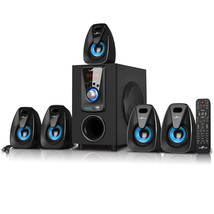 5.1 Channel Bluetooth Surround Sound Speaker System Blue - £108.46 GBP