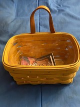 Longaberger Baskets 3 3/4&quot; X7&quot; 1 handle &amp; Wall Hanging Bracket *NEW* - $9.99