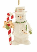 Lenox 2020 Snowman Figurine Ornament Annual Candy Cane Frosty Christmas Gift NEW - £59.95 GBP