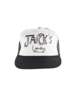 Vtg 80s Rockabilly Jacks Landing Fishing Spell Out Roped Trucker Hat Cap... - $631.80 MXN