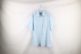 Vintage 70s Streetwear Mens 17 Double Pocket Mechanic Work Button Shirt ... - $49.45