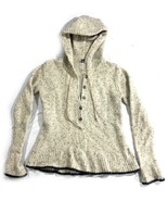 Womens Patagonia Hoodie Sweater Large Beige Tan Speckled Wool Blend - €25,60 EUR