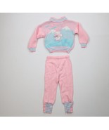 Vintage 90s Girls Toddler 3T 2 Piece Knit Ski Bear Mountains Sweater Out... - $1,003.34 MXN