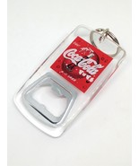 Coca Cola Acrylic Bottle Opener Keychain - Vintage Coke Collectible Unused - £12.55 GBP