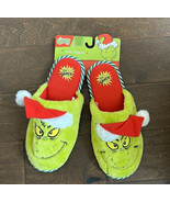 Grinch Mens Slippers Sz 11/12 Christmas Holiday New - $24.99