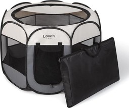Puppy Pop Up Playpen Small Dags Foldable Cabin Tent Pet Cage w Mesh Ventilation - £33.32 GBP