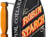 Robin Starch Iron Laser Cut Metal Advertisement Sign - £54.49 GBP