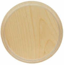 1 Natural Wood Circle Plaque 5&quot; diameter x 3/4&quot; Unfinished rOund circula... - $24.46