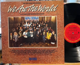 We Are The World Vinyl LP Columbia USA 40043 USA For Africa Near Mint 1st Press - $22.99