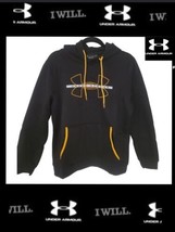 Mens Under Armour  Hoodie Sweatshirt 3XL Black &amp; Gold W/Front Pocket Rt $89.99 - £44.00 GBP