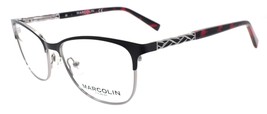 Marcolin MA5026 002 Women&#39;s Eyeglasses Frames Cat Eye 50-15-140 Matte Black - £38.85 GBP