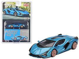 Lamborghini Sian FKP 37 Blu Aegir Blue Metallic Limited Edition to 6960 Pcs Worl - £18.10 GBP