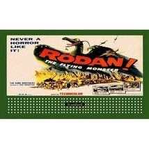 Rodan The Flying Monster Billboard Insert For Lionel 310 &amp; American Flyer - £4.67 GBP