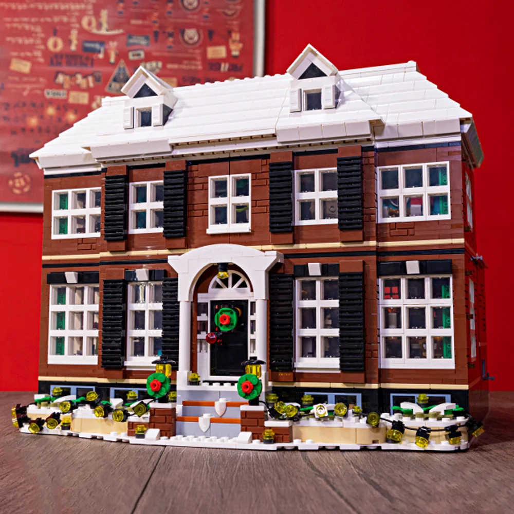 MOC 3955 PCS Home Alone Compatible 21330 Model Building Blocks Brick Education - £135.68 GBP