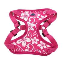 Wrap and Snap lPink Hibiscus Choke Free 4 Way Adjustmentment Harness - S... - $184.28 MXN