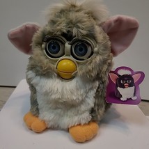 Tiger Furby 70-800 1998 Electronic Interactive Toy Gray Grey White Tested Works - $40.00