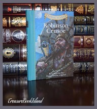 Robinson Crusoe by Daniel Defoe Brand New Illustrated Gift Hardcover Edition - £11.63 GBP