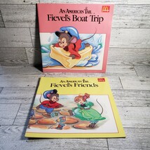 McDonald&#39;s 1986 AN AMERICAN TAIL Storybooks FIEVEL Tony Mouse Friends Bo... - $8.11