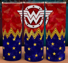 Wonder Woman WaterColor Style Superhero Cup Mug Tumbler 20oz - £15.63 GBP