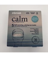 POPMASK : 5 Self-Warming Calming Eye Masks Chamomile Scent NEW SEALED - £11.12 GBP