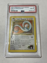 Erika&#39;s Dragonair #4 Holo - Gym Heroes Wotc Pokemon Card Psa 8 - $93.50