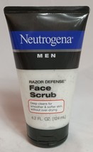 Neutrogena Men Razor Defense Face Scrub 4.2 Oz. - £15.92 GBP
