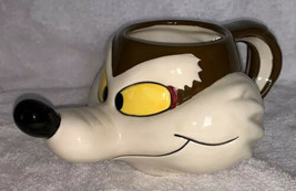 1989 Wile E. Coyote 3D Ceramic Looney Tunes Mug Cup Brand New 8”Lx3.5”T - $19.99