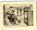 1949 Zenith Television Holiday Card J. P. Nuyttens Cover Etching Old Kin... - $247.25