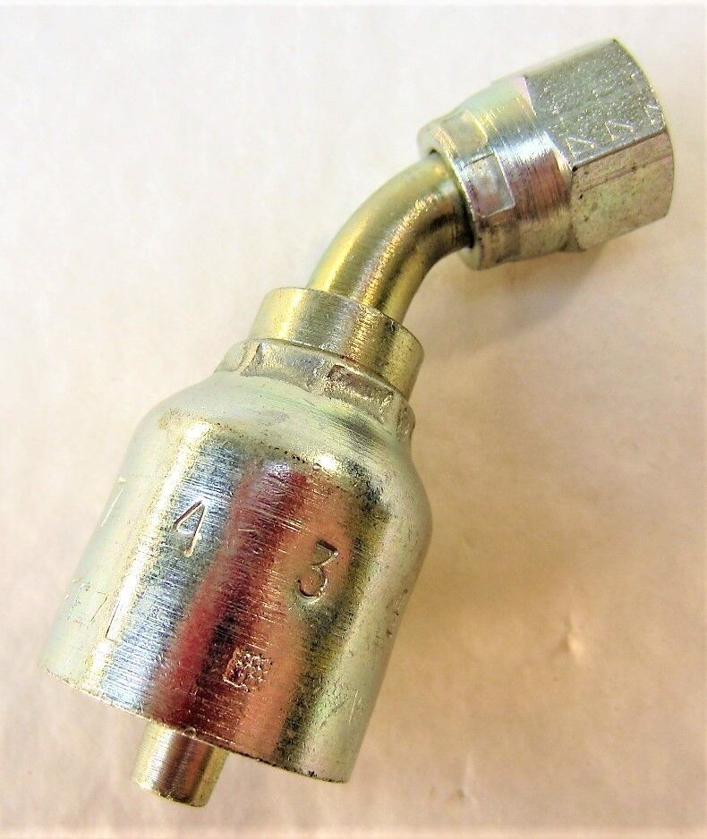 Parker 13743-4-4 Fitting 45 Degree New - $7.86
