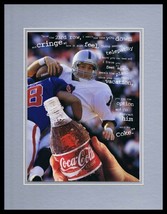 1995 Coca Cola / Football Framed 11x14 ORIGINAL Advertisement - $34.64