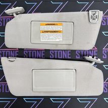 04-08 FORD F150 DRIVER LEFT &amp; PASSENGER RIGHT SUN VISOR VISORS SET PAIR ... - $50.96