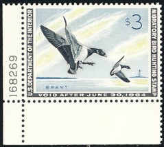 RW30, Mint NH XF/Superb $3 Duck Stamp - PSE Graded 95 * Stuart Katz - $225.00