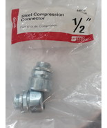 Sigma ProConnex 1/2-in Zinc-plated Steel Compression Connector Conduit F... - $9.00