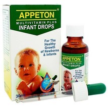  Appeton Multivitamin Infant Babies Weight Gain Growth Free Shipping 2 X 30ML - £90.34 GBP