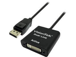 VisionTek 900639 DisplayPort to Dual Link DVI-D Active Adapter (M/F) - £63.14 GBP