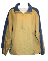 Forresters Outerwear  Golf Pullover Jacket Womens Large L Yellow Blue 1/... - $22.50