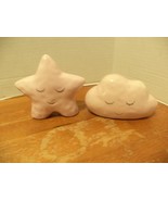 Ceramic Care Bears Star &amp; Cloud Buddies - $373.88 MXN