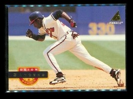 Vintage 1994 Pinnacle Baseball Trading Card #174 Deion Sanders Atlanta Braves - £3.84 GBP