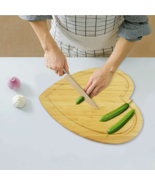 Eco-Friendly Heart-Shaped Bamboo Cutting Board - A Sustainable Kitchen E... - $34.00