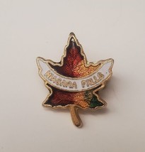 Niagara Falls Colorful Maple Leaf Collectible Souvenir Travel Lapel Hat Pin - £11.45 GBP