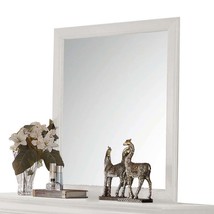 Louis Philippe 36&quot;x38&quot; Mirror, White Finish - $81.00