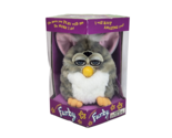 VINTAGE 1998 GRAY STRIPES FURBY WHITE BELLY 70-800 NEW SEALED ORIGINAL B... - $76.00