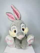 Thumper Plush Big Feet Rabbit Stuffed Toy 12&quot; Sitting Disney Store - £14.19 GBP
