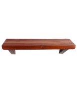 10&quot; Long Handmade Walnut Wood Small Shelf Wall Mounted Inlaid Maple 2.5&quot;... - $460.08 MXN