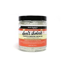 Aunt Jackies Don&#39;t Shrink Elongating Flaxseed Curling Gel 426 g  - £22.39 GBP